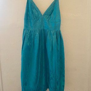 Milly of New York Teal Dress Neiman Marcus Size 2